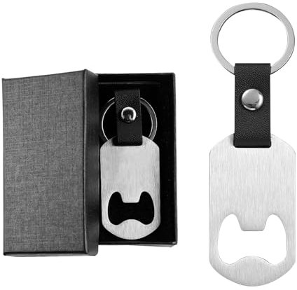 XHYASD Porte clé Décapsuleur, Ouvre Bouteille Amusant, Décapsuleur Cuir Métal Décapsuleur, Père Fête Cadeau, Oktoberfest