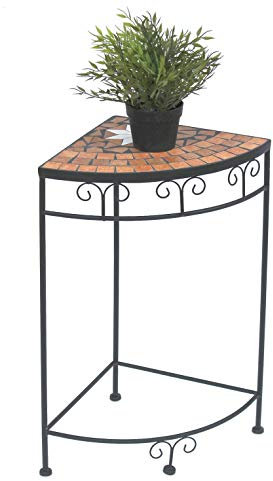 DanDiBo Tabouret porte-fleurs Merano Mosaïque 12013 Support de fleurs 62 cm Tabouret Etagère d'angle Table