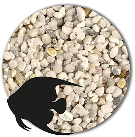 Anbobo Aquarium Sand/Aquarium Kies 25 KG - 2,0-3,5mm naturweiß