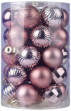 34 Stücke Weihnachtskugeln 4CM, Weihnachtsschmuck, Weihnachtsdekoration Kugeln, Weihnachtsbaumkugeln