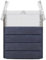 Garantia Ergo Quadro TurboPlus M 85 Hochbeet Wood, inkl. Flora Wassersparsystem - Blumentopf, Hochbeete für Garten, Pflanzkübel Groß Außen, Blumenkasten, Blumentopf Hoch, Blumenkübel, Frühbeet