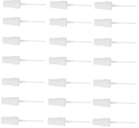 FRCOLOR 40pcs Replacement Nozzle Fine Mist Sprayer Spray Nozzles for Bottles Bottle Tops White Spray Can Be Used for Plants Hair