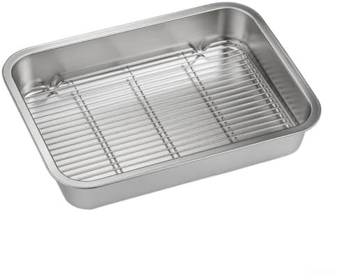 Multifunktionales Backform- und Kühlgitter-Set, perfekt für den täglichen Backbedarf (40 x 30 x 5 cm)