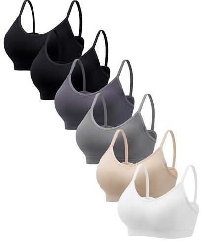 HBselect Wireless Bras for Women Comfort Sports Cami Tank Top Tshirt Bras