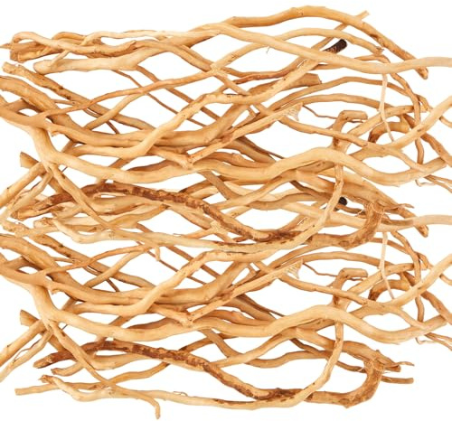 Solsew 150g Natural Driftwood for Aquarium 12''-16'' Reptile Branches Terrarium Wood Long Driftwood for Aquarium Assorted Shapes Natural Decor