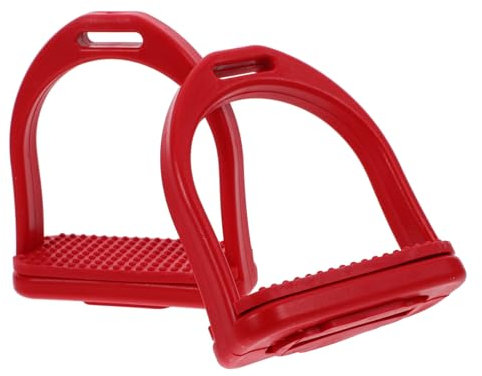 Supvox Englischer Steigbügel Für Pferdesättel Sattelsteigbügel Western Sicherheitssteigbügel Reiten Ersatz Pom-Material Leicht Und Haltbar Für Wanderreiten Reitsattel-steigbügel