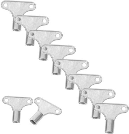 Gatuida 10 Pezzi Chiave Per Valvola Di Sfiato Aria Radiatore in Lega Di Zinco Utensile Idraulico Per Spurgo Radiatori Chiave Per Valvola Di Scarico