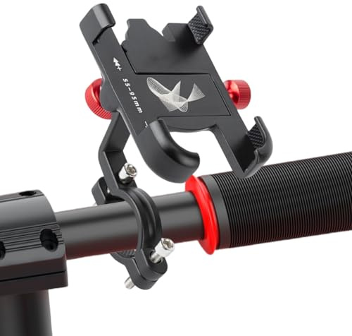 Soporte de teléfono para bicicleta | Soporte para smartphone de bicicleta eléctrica – Soporte de navegación a prueba de golpes con rotación de 360 grados para moto todoterreno y para bicicleta de
