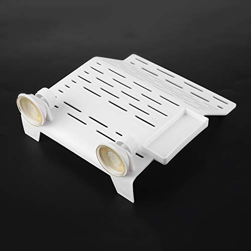 RASTKY Basking Aquarium Terrasse Reptile île Flottante Dock avec Ventouse Petite Terrasse de Repos Fournitures pour Animaux de Compagnie Reptiles et Amphibiens Décor (L)