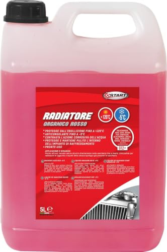 START Líquido para radiadores G12+ Rojo -5°C — 5 litros — Anticongelante y anticorrosivo — Listo para Usar — Protección hasta -5°C
