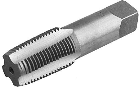 1/2NPT Titanium Schnellarbeitsstahl Rechte Hand Rohrgewindebohrer für die Jagd NVV-Rohr Fäden klares Gehäuse Paket