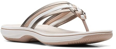 Clarks Breeze Coral , Metallic Combi, 9 Medium