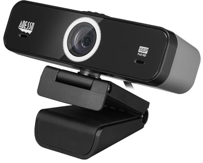 Adesso CyberTrack K1 Webcam 2,1 MP 1920 x 1080 Pixels USB 2.0 Noir