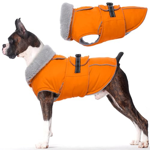 Lelepet Warm Coats and Jackets for Small Dogs, Waterproof Winter Dog Coat