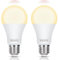 Aigostar LED Lampe E27 mit Bewegungsmelder, 12W Glühbirne mit Bewegungsmelder, Warmweiß 3000K, 1170 Lm, Automatische On/Off LED Glühbirne für für Flure, Garage, Treppen, Balkon, 2 Stück
