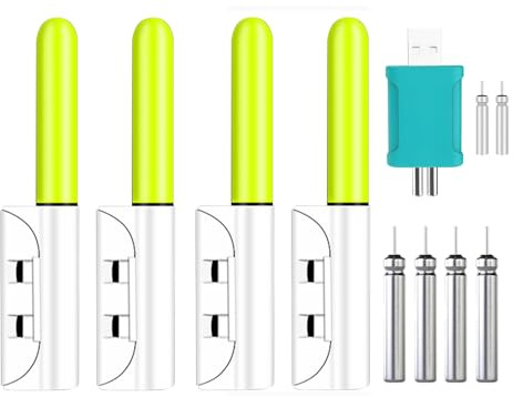 Skeadex Luce notturna a LED, per pesca, pesca o pesca in mare (4 pezzi, verde)