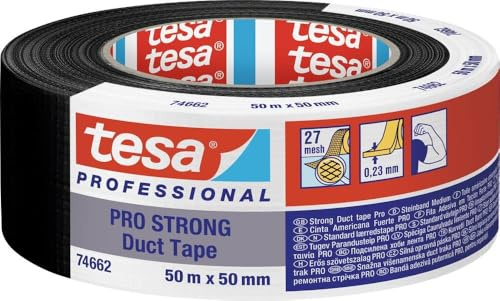 tesa Ruban adhesif Eco Pro-Strong Noir 50x50mm