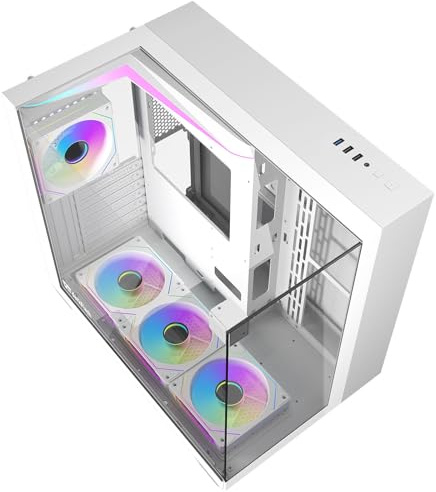 Boitier PC Moyen Tour Darkflash TH285 (Blanc)