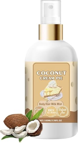 Vanilla Cream Hair and Body Mist - All-Purpose Perfume Spray for All Skin Types (Coconut Cream)