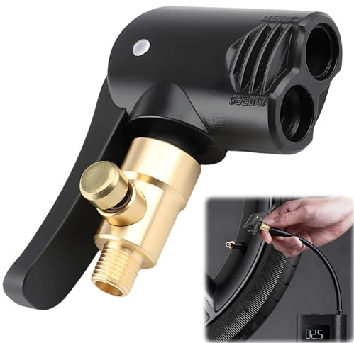 Adaptador de Válvula para Bicicleta Y Coche, Conector de Válvula de Inflado Adaptador para Infladores de Bomba de Aire de Compresor de Coche