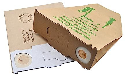 LeaBen 20 Staubsaugerbeutel kompatibel mit Vorwerk Kobold 130, 131 und SC-Modelle, CO₂ und Plastikfreie Verpackung