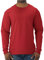 Jerzees Dri-Power Men's Long Sleeve T-Shirt Real Red L, True Red, L