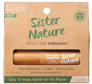 KISS Sister Nature Strip Lash Glue Clear 4.1g