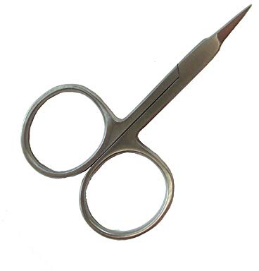 Turrall - Forbici da pesca con punta a freccia, in acciaio INOX