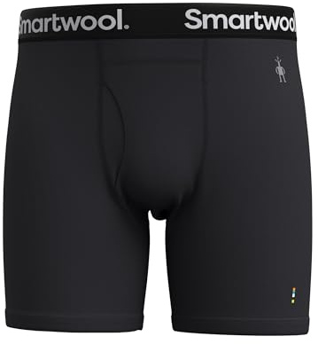 Smartwool Merino Wool Men's Boxer Shorts, Men's Briefs for Sports, Base Layer Thermal Underwear Running Pants & Ski Pants, Lightweight & Breathable Natural Merino Men's Clothing - Fern Green, M