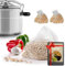 Set de 3 mallas de cocina, incluye 2 bolsas de 1Kg, 15x20cm + 1 malla de 2Kg, 15x40cm, reutilizable adaptada para cualquier tipo de olla de cocción para cocido verduras, legumbres + E-book gratuito