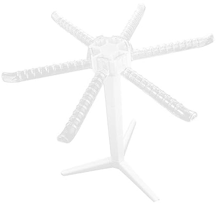 Foldable Pasta Drying Rack Homemade Fresh Spaghetti Stand with 4 Bar Handles White Drying Rack for Food Noodle Kitchen Tools