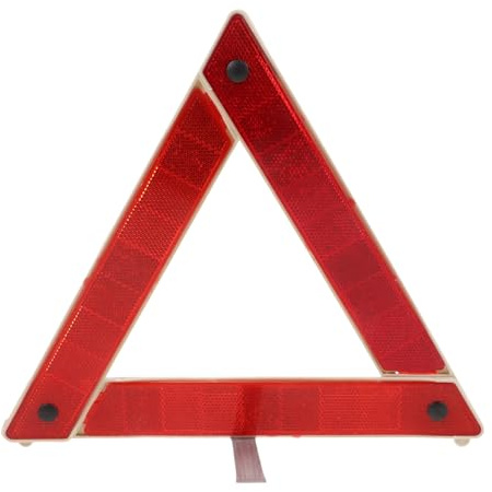 Kichvoe Triangolo di Emergenza per Auto Portatile e Facile da Smontare, in Plastico e Metallo, Segnalazione Stradale per Parcheggio e Sicurezza Traffico