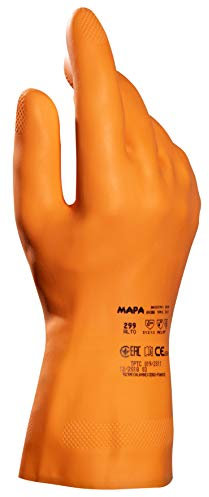 Mapa industrial 299 - Juego guantes industrial299 talla 10 naranja 1 par