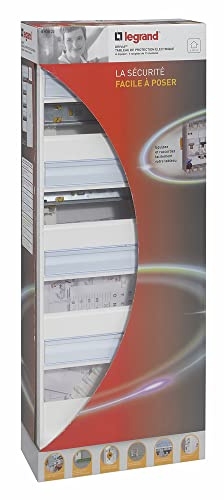 LEGRAND - Tableau Électrique 4 Rangées/52 Modules Drivia - Tableau Électrique Nu avec Borniers - 625 x 250 x 103,5 mm - Fabriqué En France - Blanc