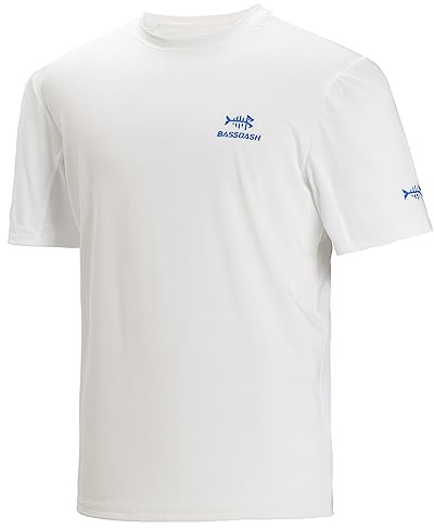 Bassdash - Camiseta de Manga Corta para Pesca con protección Solar UPF 50+ para Hombre
