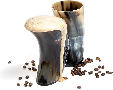 Viking Horn Cups - Sets of 1, 2, & 4 - Horn Drinking Cup (2)