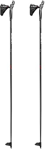 LEKI XTA Track Bâtons de Ski de Fond Anthracite/Blanc/Rouge 120 cm