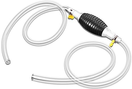 2 Meters Gasoline Siphon Pump Hose Transfer Siphon Pump Fuel Delivery Pump Fuel Line Manual Suction Pump Special Pipe for Gasoline Diesel Liquid Water Fish Tank