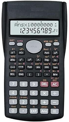 scientific calculator for secondary school 12 Digit Double Line Display mathematical calculator with 240 functions suitable for Secondary School Students, Teachers and Business Use.