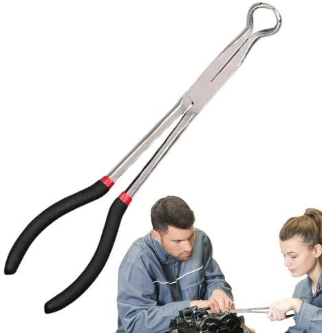 ETUCYNG Pinze per cavi per candele, strumento per rimozione candele,Pinza per connettori elettrici professionale | Strumento automobilistico da 11 pollici, impugnatura antiscivolo per connettori per