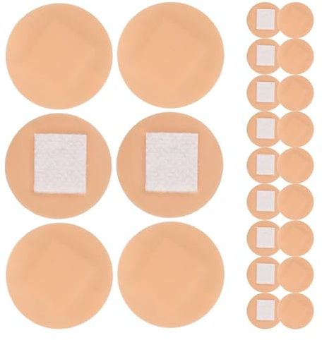 GANAZONO 200 Piezas Uds Apósitos Redondos Impermeables y Transpirables para Dedos y Articulaciones Vendajes Adhesivos Resistentes al Agua para Cuidado de Heridas Deportivas y Grietas la
