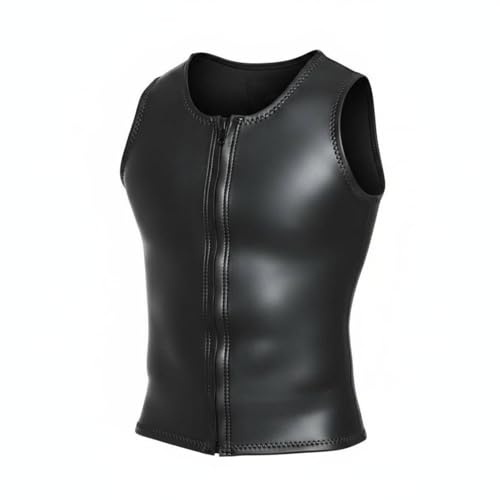 predolo Muta in Neoprene 2 Mm Protezione Gilet e Pantaloncini da Sub Leggero Set Gilet e Pantaloncini in Neoprene per Uomini, Nero, M