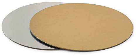 Decora 0932508 Coupled Doilies Gold/Silverø38Cm