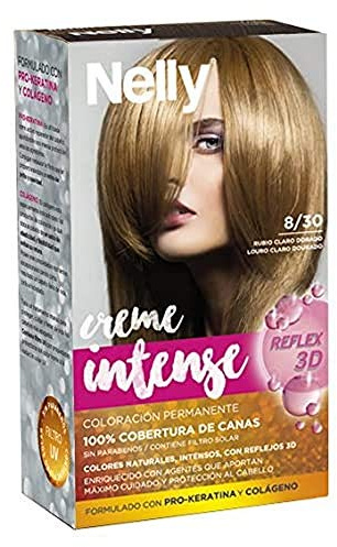 Nelly Set Tinte 8/30 Rubio Claro Dorado - 50 ml