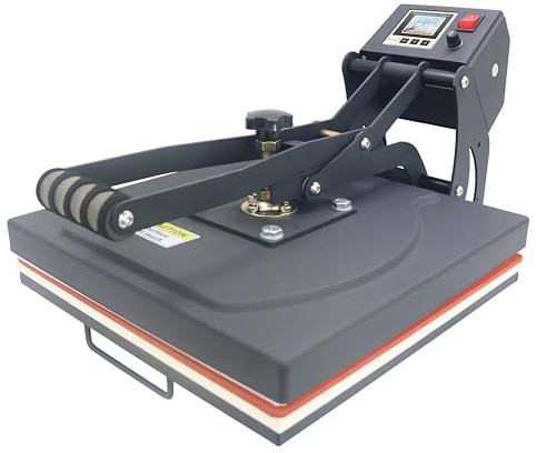 RoyalPress 15 x 15 Color LED Industrial-Quality Digital Sublimation Heat Transfer Machine T-Shirt Heat Press Machine, 15 x 15, Blue