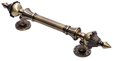 Maniglia per porta In lega di zinco antico 280/350/450 / 550mm Lunghezza Maniglia Maniglione Porta in bronzo Ingresso dell'hotel Centro commerciale Maniglia per porta, Bronzo, 280mm