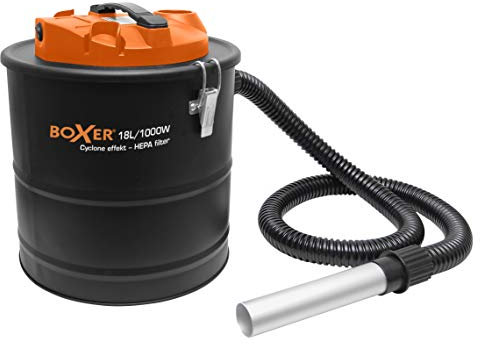 Boxer Cyclone Aspirateur Cendre avec Filtre HEPA 18 litres - Aspirateur a Cendre avec Moteur 1000 W