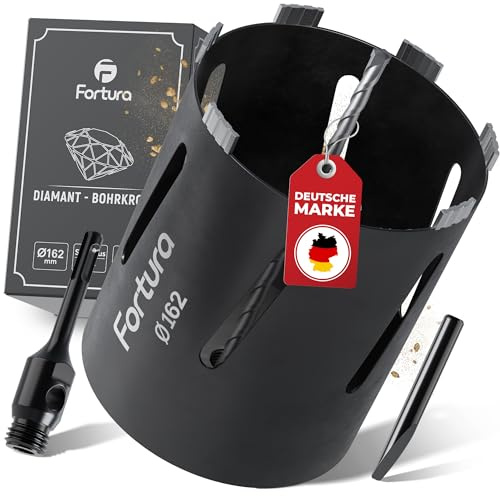 Fortura foret à carotter Ø 32-162 / 200 millimètre / SDS Plus / diamant (Ø162 x 200 millimètre)