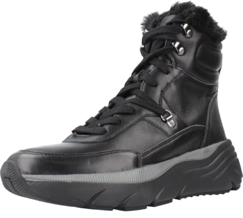 Geox Stivaletti da Donna D Diamanta, Nero, 38 EU