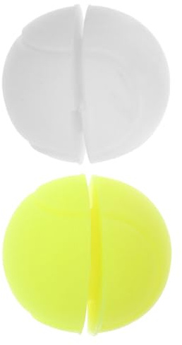 OSALADI Smorzatore Facile da Installare per Racchetta da Tennis 2 Pezzi in Plastica Riduce Le Vibrazioni a Forma di Pallina da Tennis